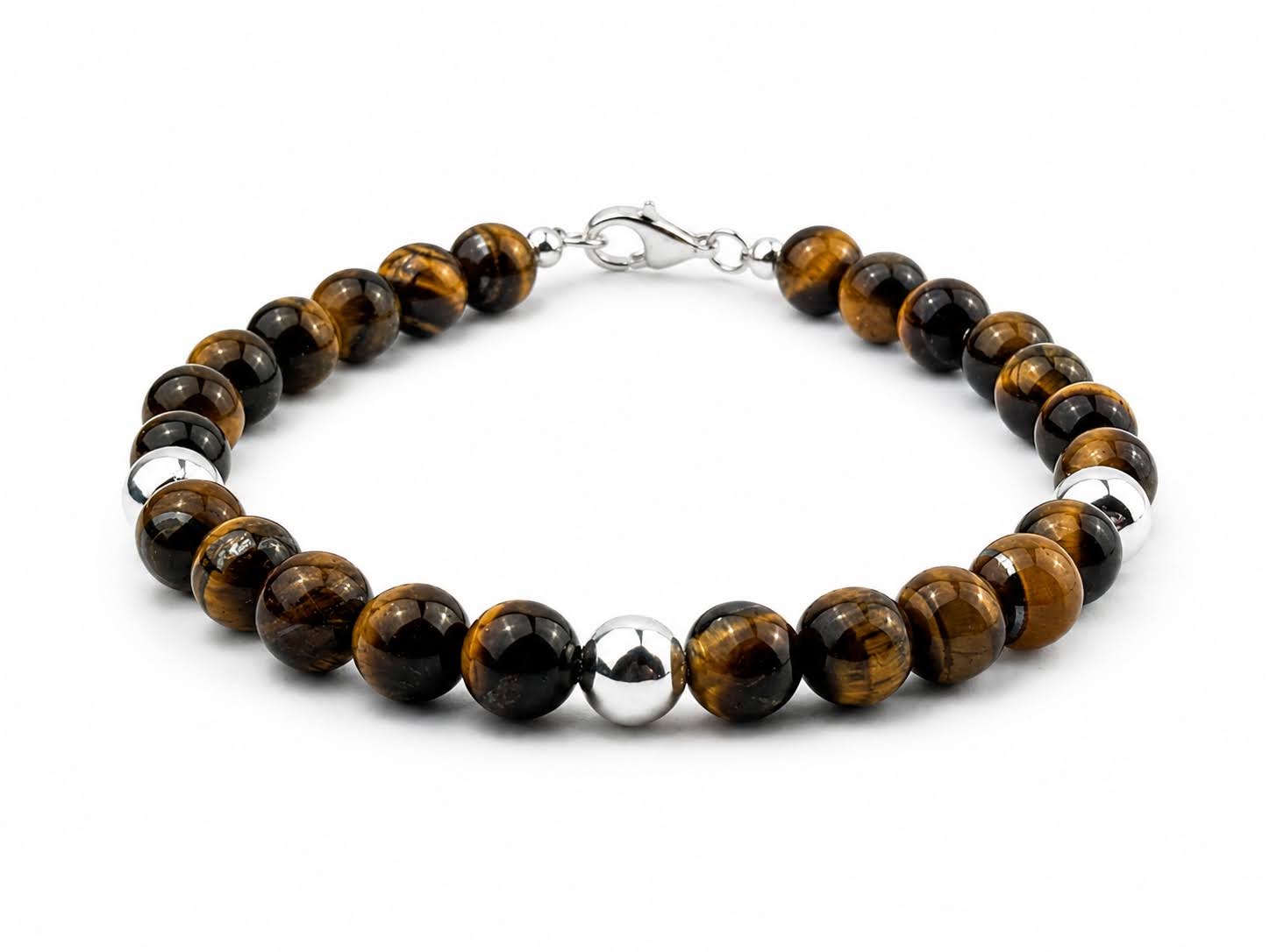 Gemora Signature Tiger Eye & Sterling Silver 925 I