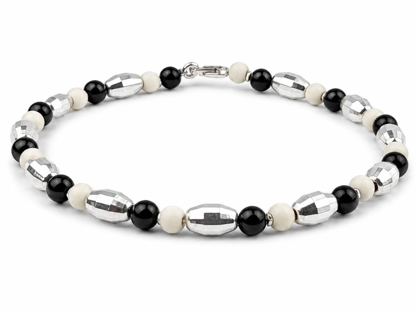 Gemora Luxury Silver, Magnesite & Onyx I