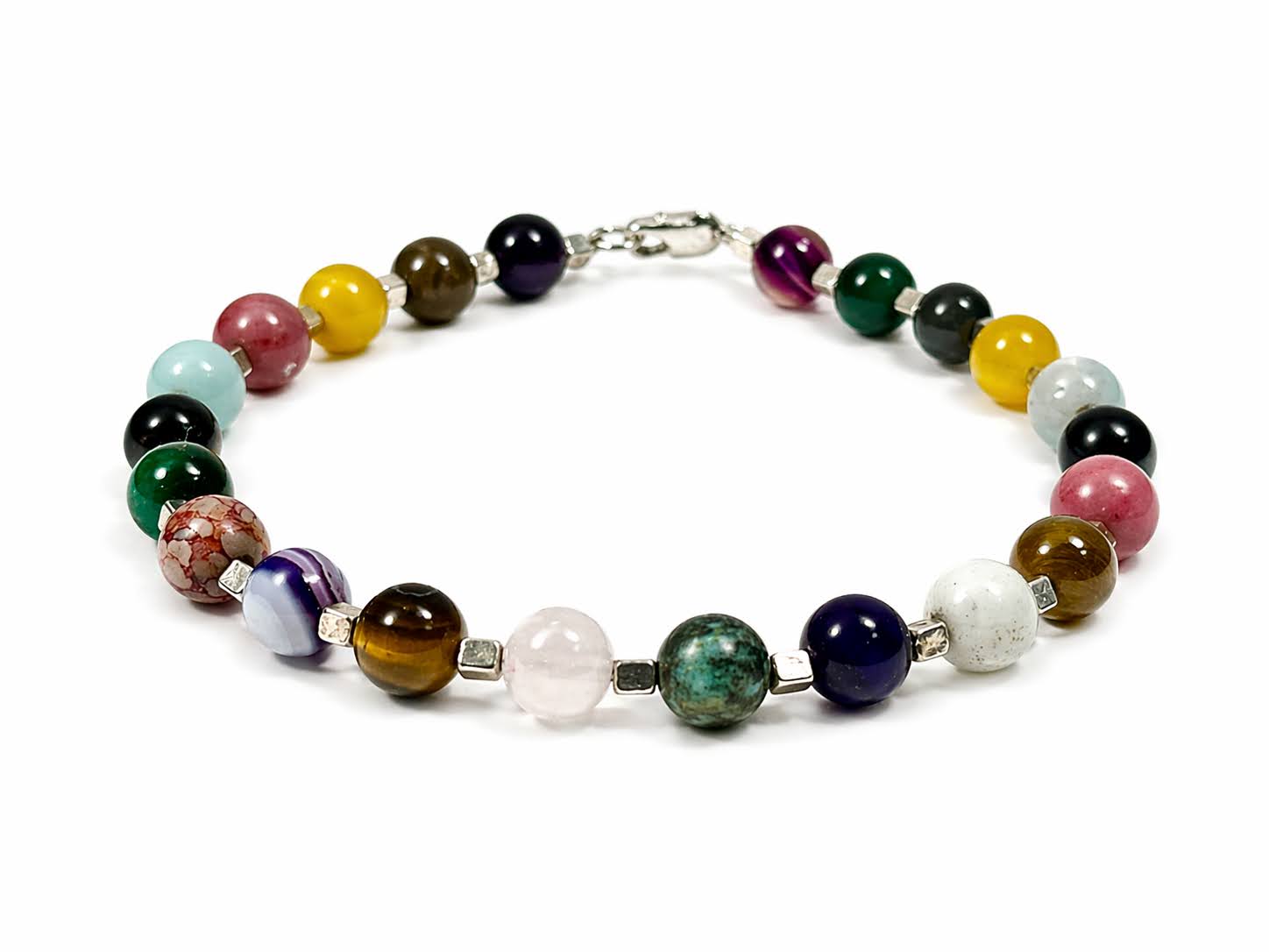 Gemora Harmonia I – Bracelet made of natural minerals and 925 sterling silver