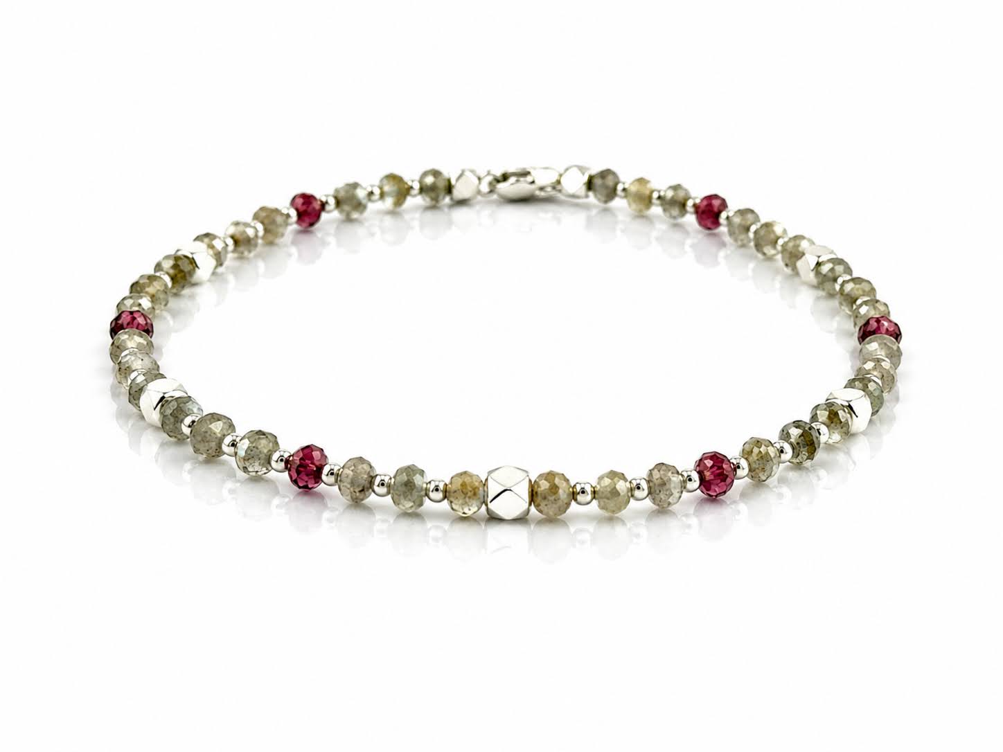 Gemora Labradorite – Ruby & Sterling Silver 925