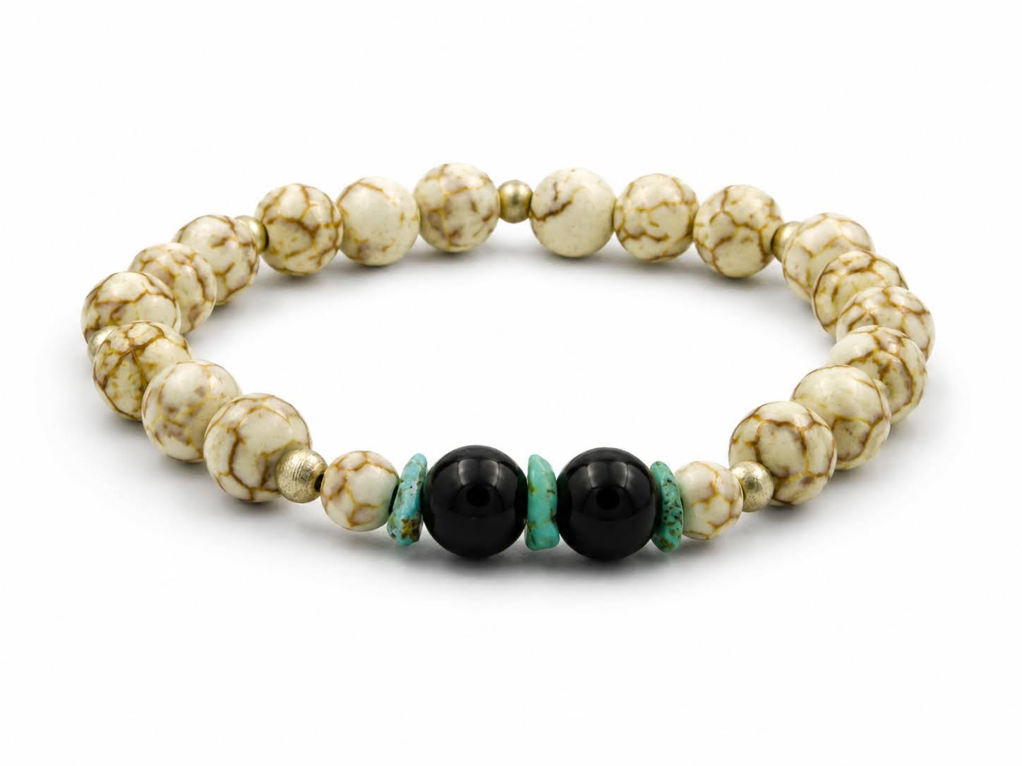 Gemora Classic Magnesite, Onyx & Turquoise