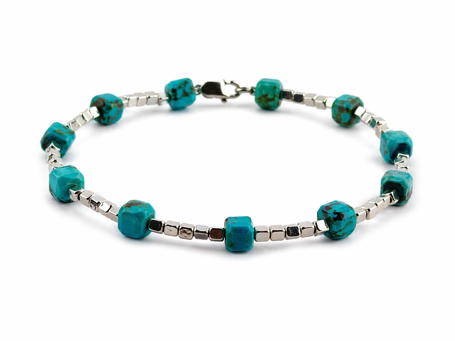 Gemora Turquoise 925 Silver Bracelet