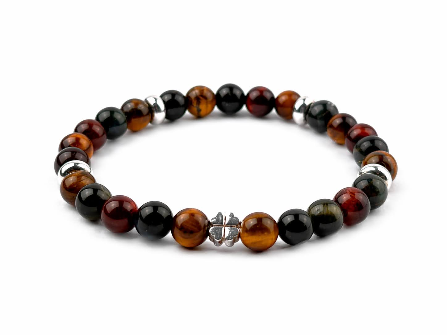 Gemora Classics I – Tiger Eye (Bull Eye) Bracelet with 925 Sterling Silver
